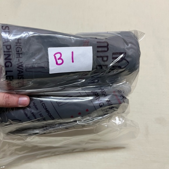 NWT Shapermint Empetua XL (fits 14-16) black high waisted shaping leggings (2) - Picture 7 of 9